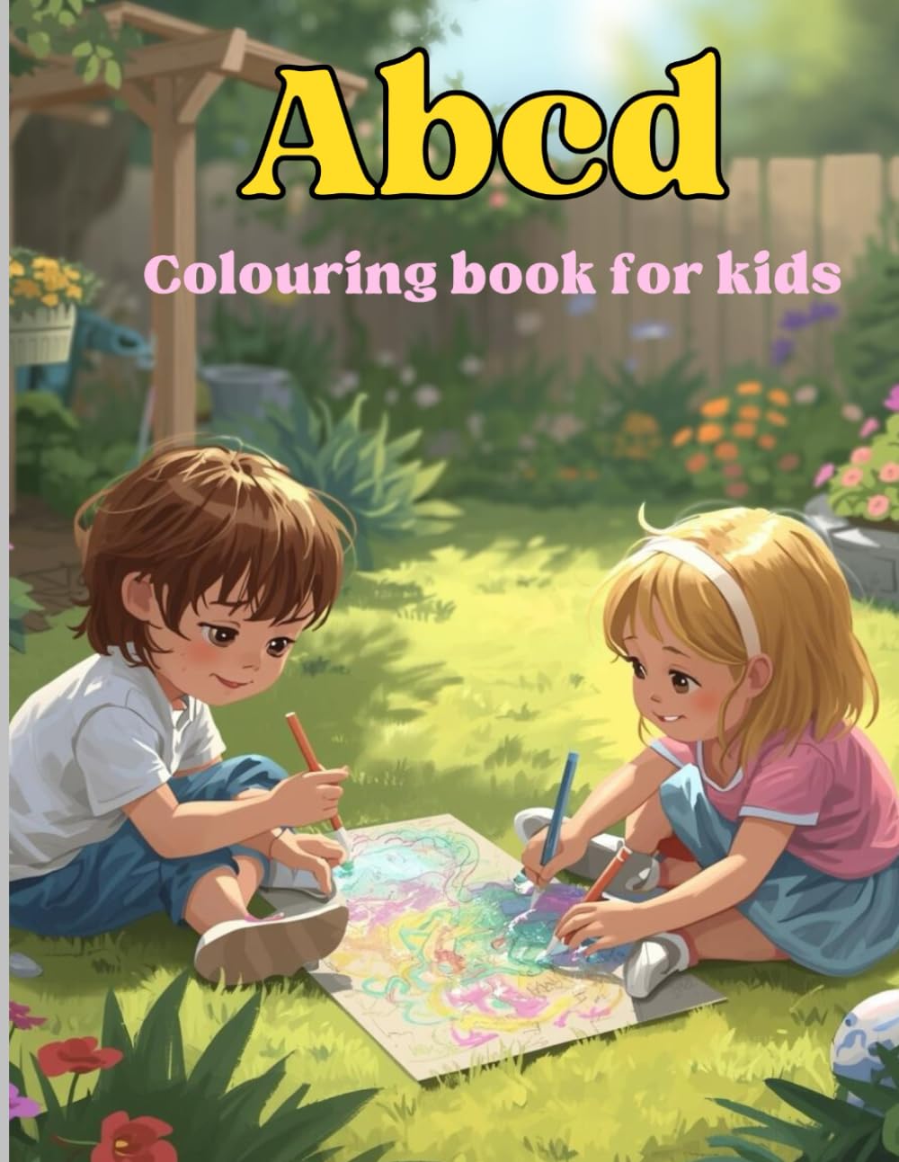 Alphabet Fun Coloring Book for Little Artists