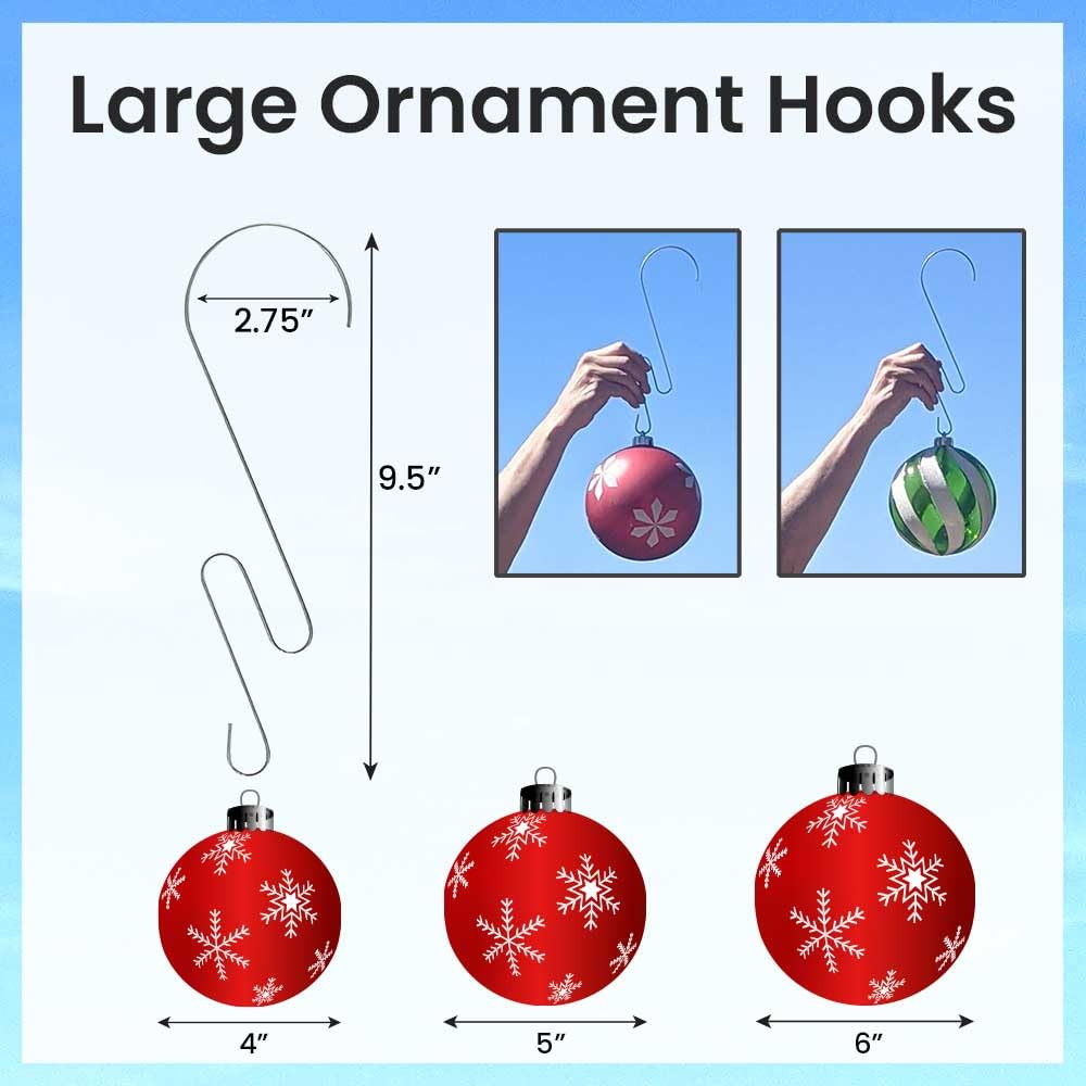 Ornament Hooks Ornament Hangers Ornament Hanging Large Ornament Hook Large Ornament Hanger Christmas Ornaments Hook Christmas Tree Hangers Christmas Tree Hooks