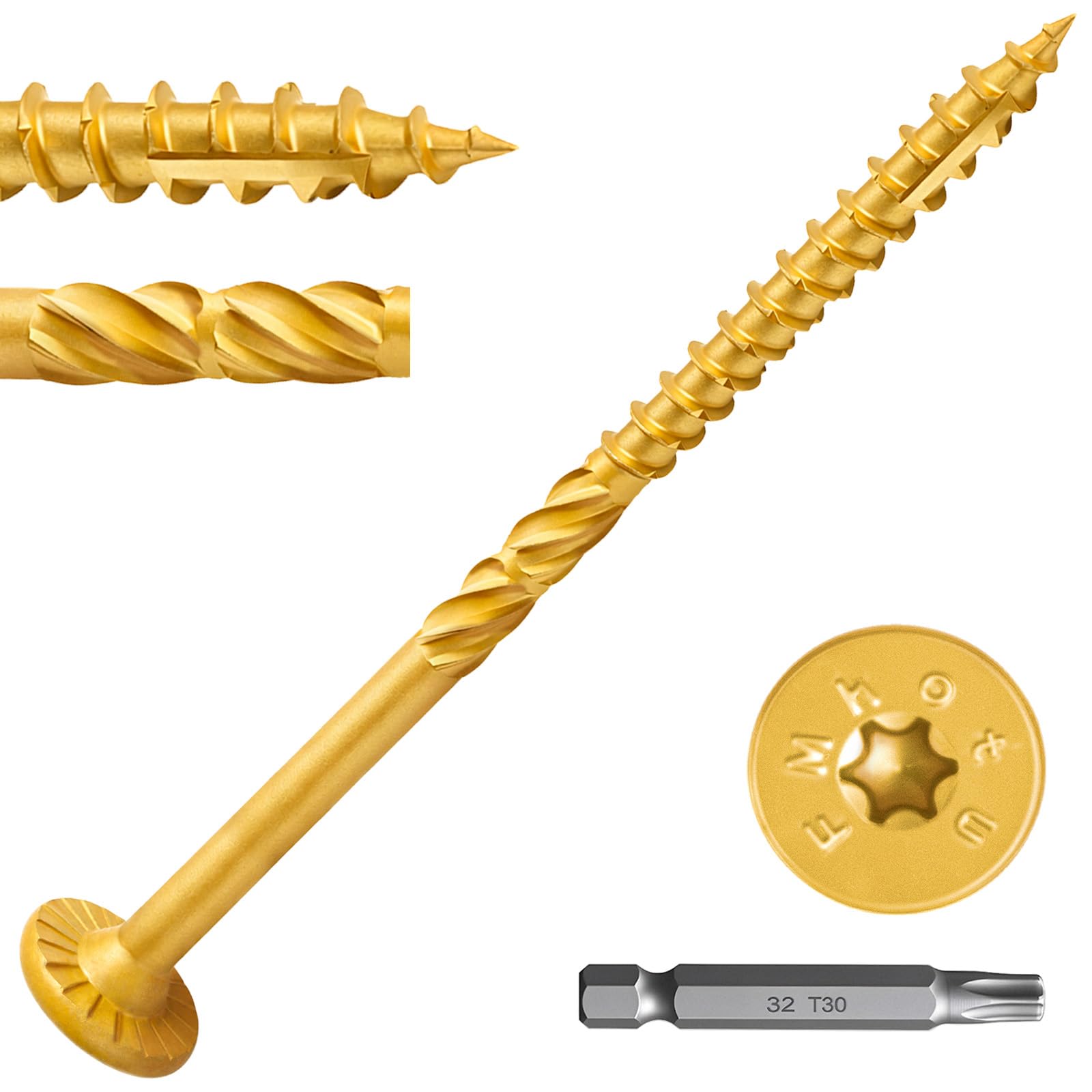 14 x 3 Inch Wood Lag Screws - Durable & Rust-Resistant -10