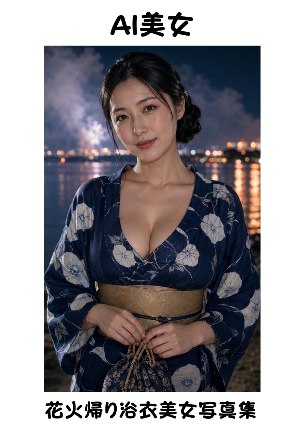 【AI美女】花火帰りの浴衣美女写真集 (AI美女写真集)