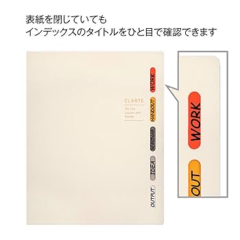 Amazon.co.jp: マルマン ルーズリーフ バインダー B5 クラルテ
