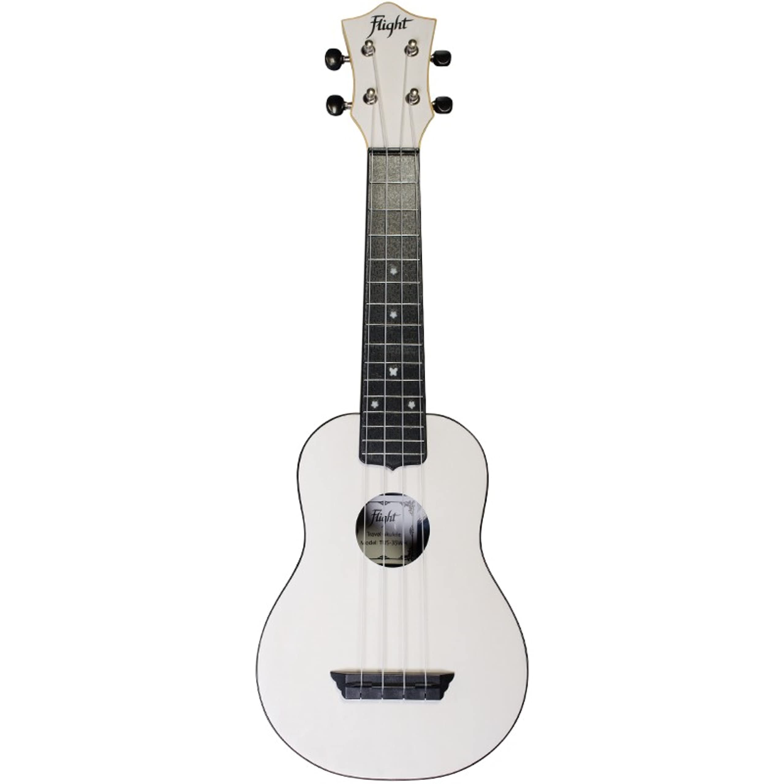 Ukelele Soprano Flight TUS-35WH Travel Blanco