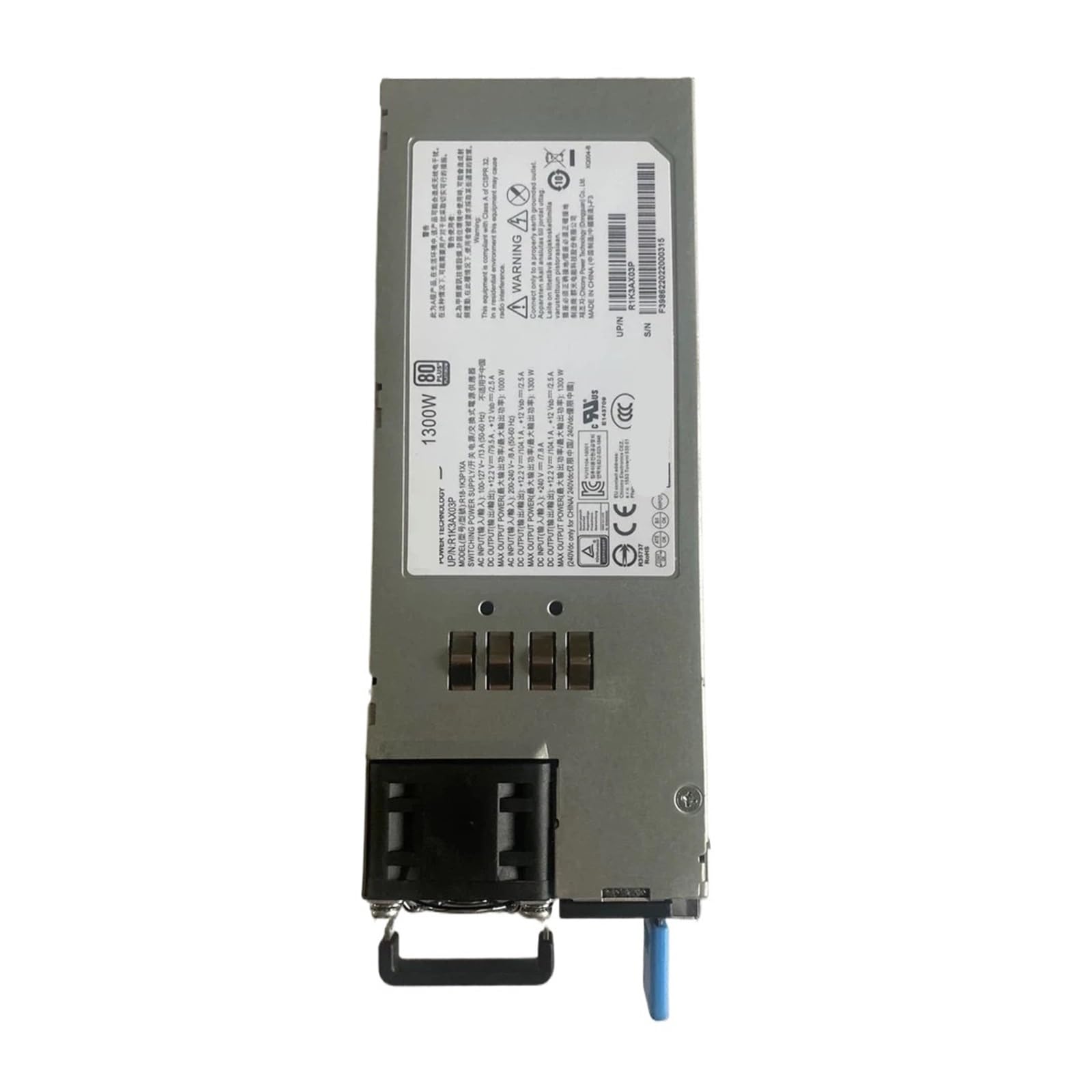 TPKMVGAP R18-1K3P1XA Server Power Supply 1300W R1K3AX03P