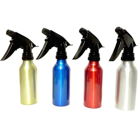 Dependable Essentials 4-Piece Metal Spray Bottles