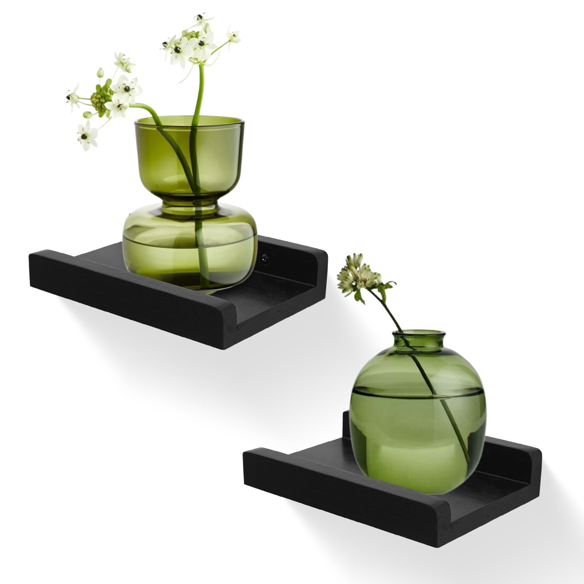 Small Wall Shelf,Floating Shelves for Wall,Mini Display Ledge With Lip
