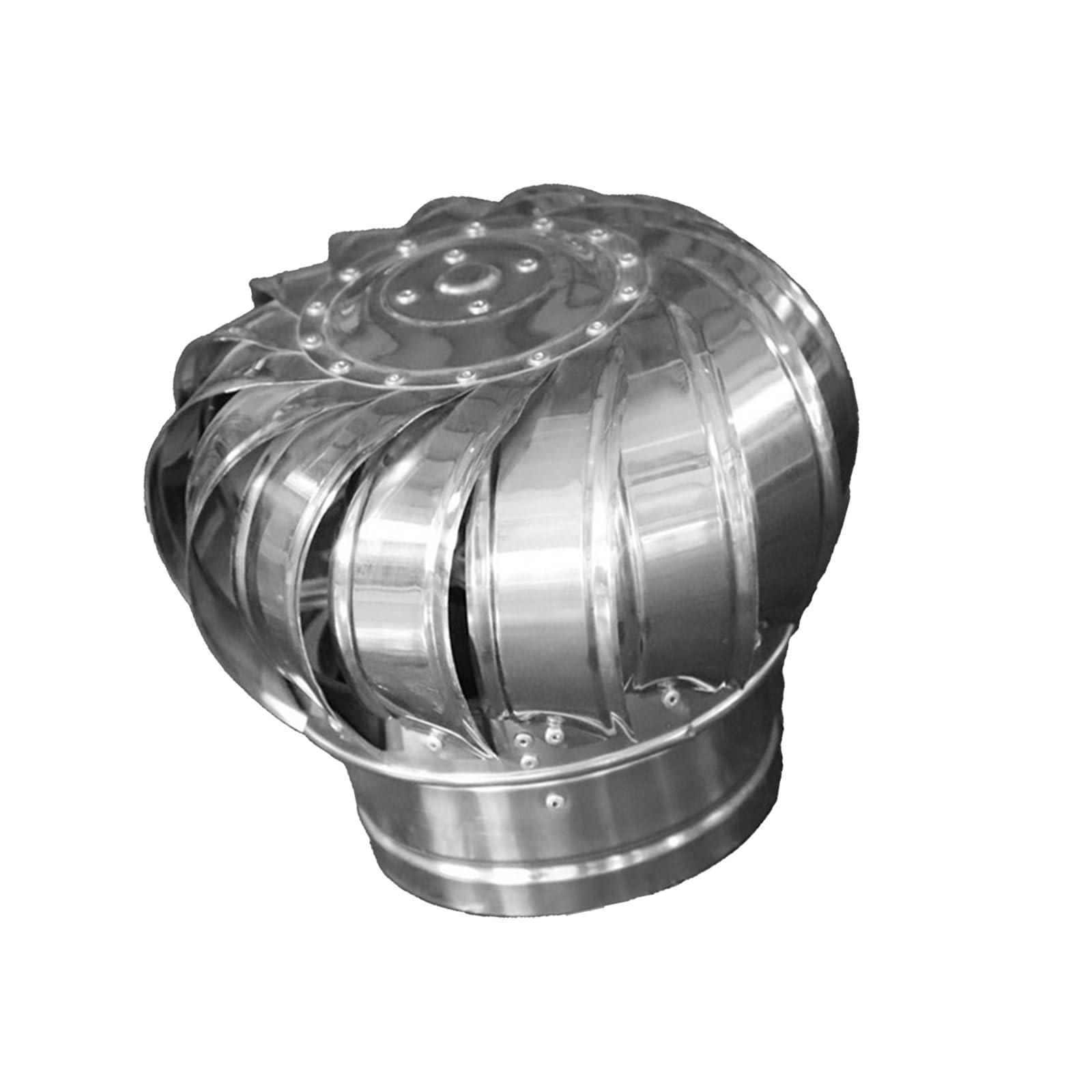Tapa giratoria de acero inoxidable para chimenea: mejora la ventilación en tubo de 800 mm
