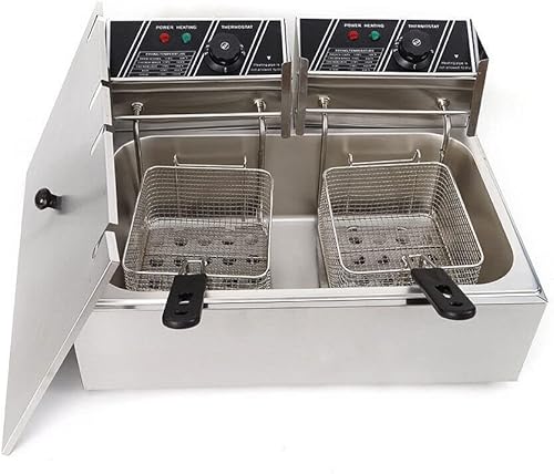 Miniatura 6 de Máquina de churros manual comercial de 3L con freidora eléctrica de 12 litros, máquina de donas española, máquina de postres de llenado vertical de