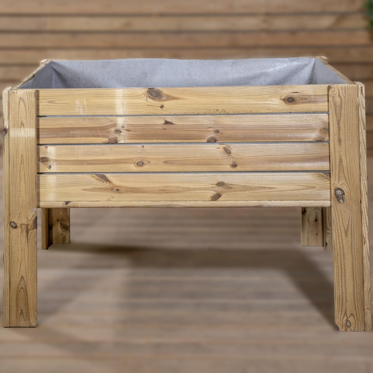 Tavolo da tavolo Coltivazione speciale verdure con profondità 40 cm. Rete geotessile inclusa. (120 x 80 x 80 cm)