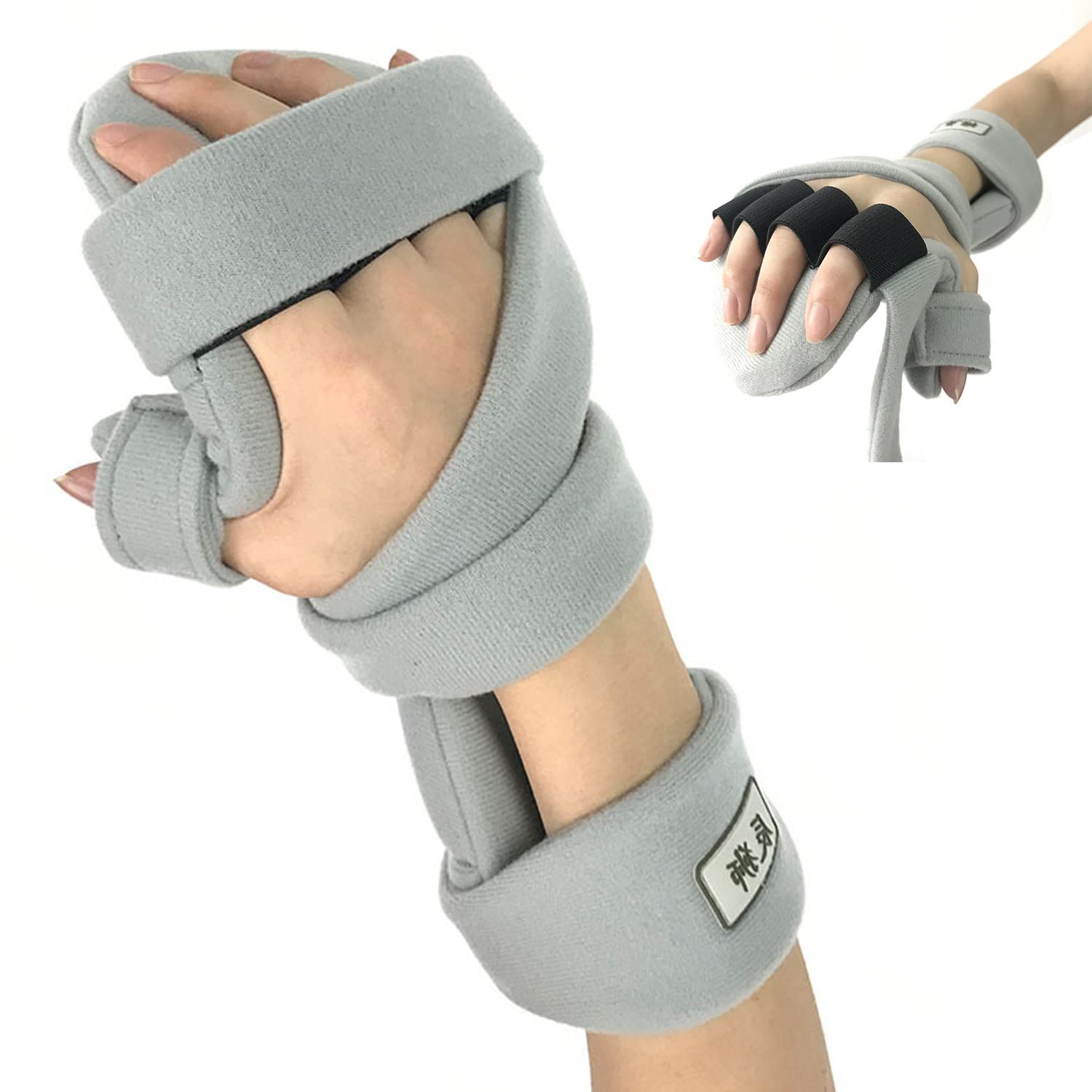 Buy Stroke Hand Splint Soft Resting Hand Splint,Night Wrist Thumb Immobilizer,Finger Brace for