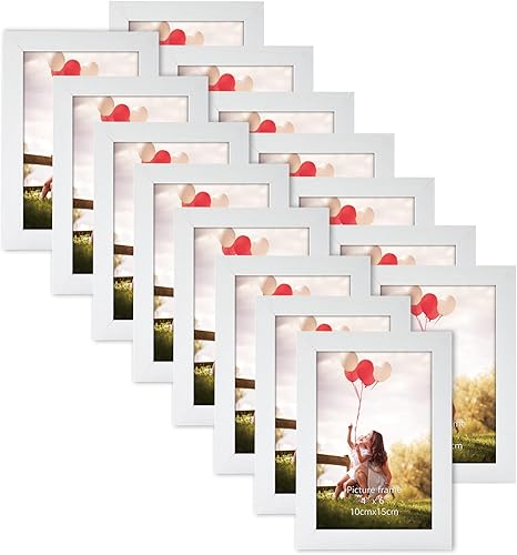 Miniatura 17 de HORLIMER Juego de 15 portarretratos de 8 x 10 pulgadas, marcos negros para fotos de 8 x 10 pulgadas para pared o mesa