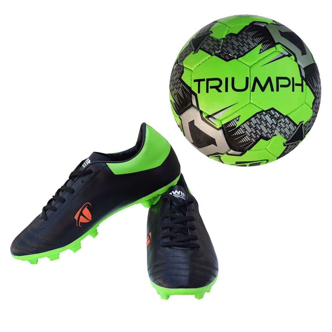 Football Pvc Boss Green With Gowin Football Shoe Ace Black Lime Size-9-image-21