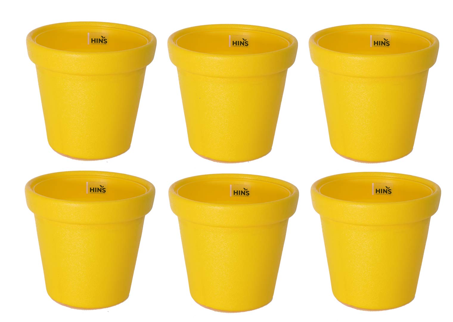 HINS 12 Inch Cosmos Plastic Gardening Pot Set of 6 for Indoor and Outdoor Gardening (Yellow 6) Gamla for Garden 12 Inch I 12 Inch Pots for Plants I Pots for Plants I Succulent Pot Empty I Plastic Tub (B08MKJJ4SS) Amazon Price History, Amazon Price Tracker
