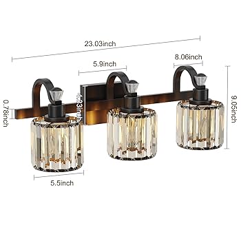 GarveeTech Bathroom Vanity Light Modern Bathroom Vanity