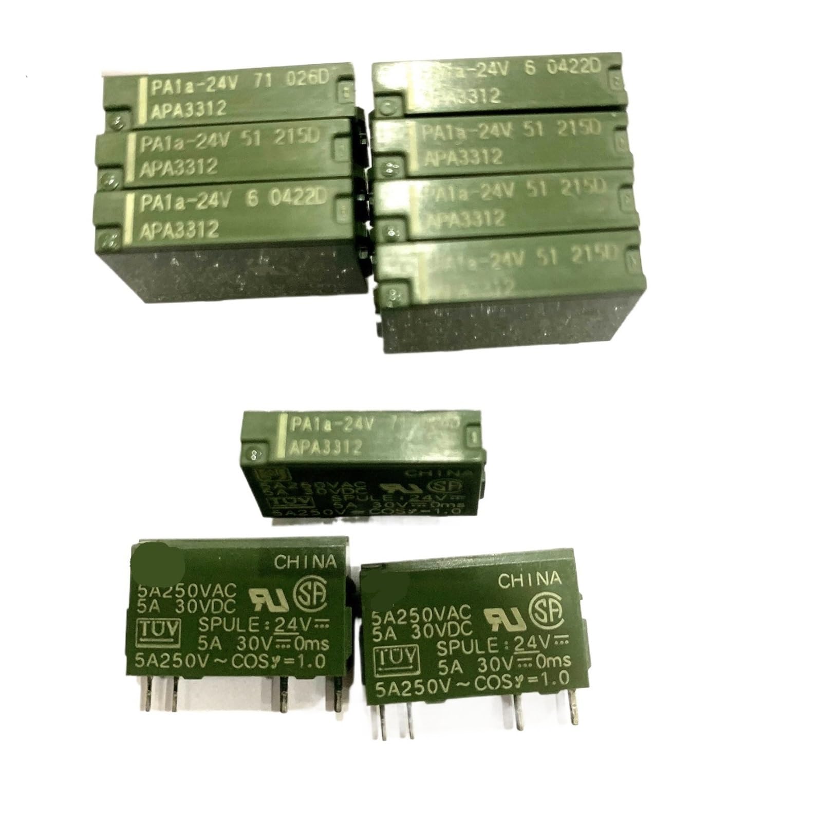 AARTERZZA 5PCS PA1A-24V APA3312 Relay