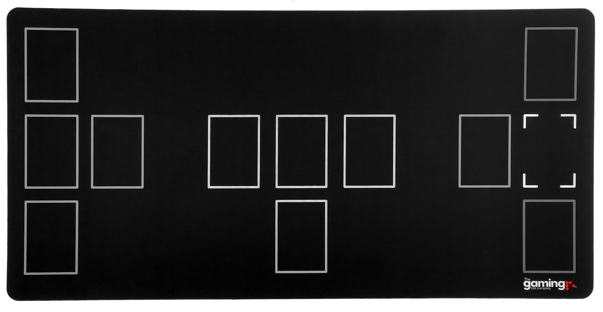 The Gaming Mat Company Single Player Compatible Flesh and Blood Playmat with Red Rubber Base for Flesh & Blood TCG Cards - Deluxe 72cm x 36cm x 0.2cm with Zones - Waterproof FAB Card Game Playmat