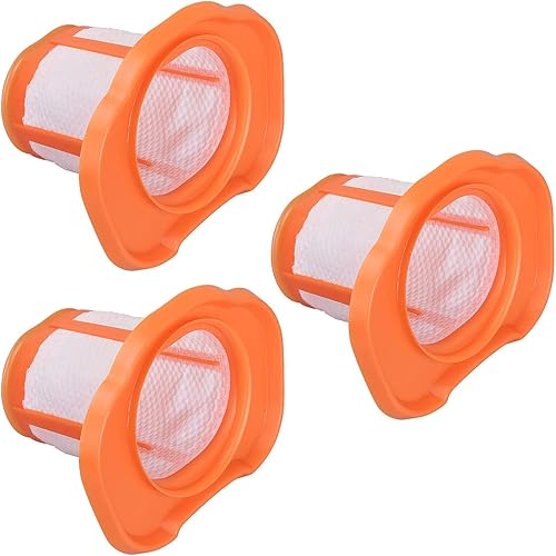 Jajadeal HHVKF10 - Filtro para aspiradora Black and Decker HHVK320J10 HHVK320J61 HHVK320JZ01 HHVK415B01 filtro de repuesto lavable 3 unidades