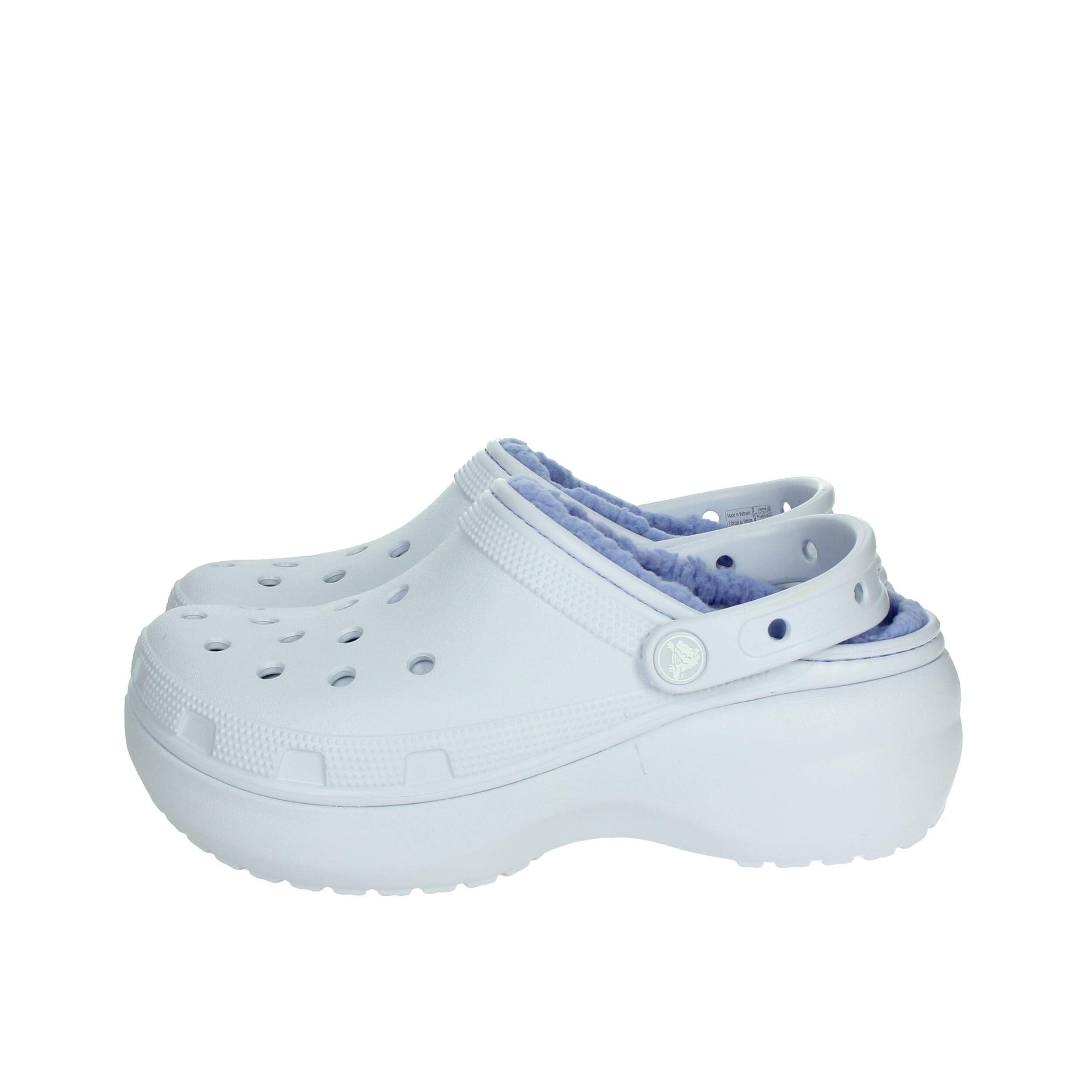Crocs Classic Platform Lined Clog W, Zuecos Mujer