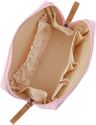 Miniatura 4 de Bolsa de cosméticos de nailon impermeable multifuncional Bolsa de almacenamiento portátil de viaje, rosa, 5.92.363.54 pulgadas