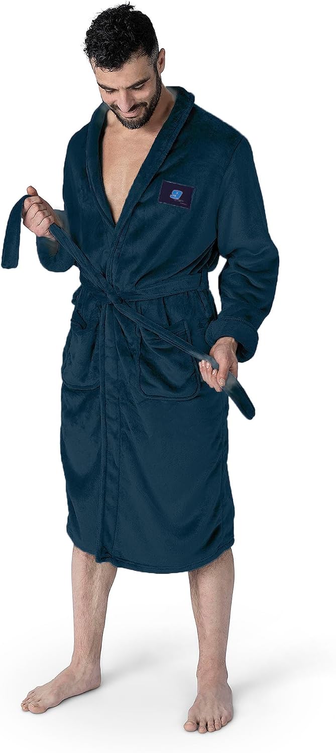 Northwest NASCAR Silk Touch Bathrobe, Officially Licensed Fan Robe, Ultra-Soft Plush Polyester Lounge Wear, Unisex