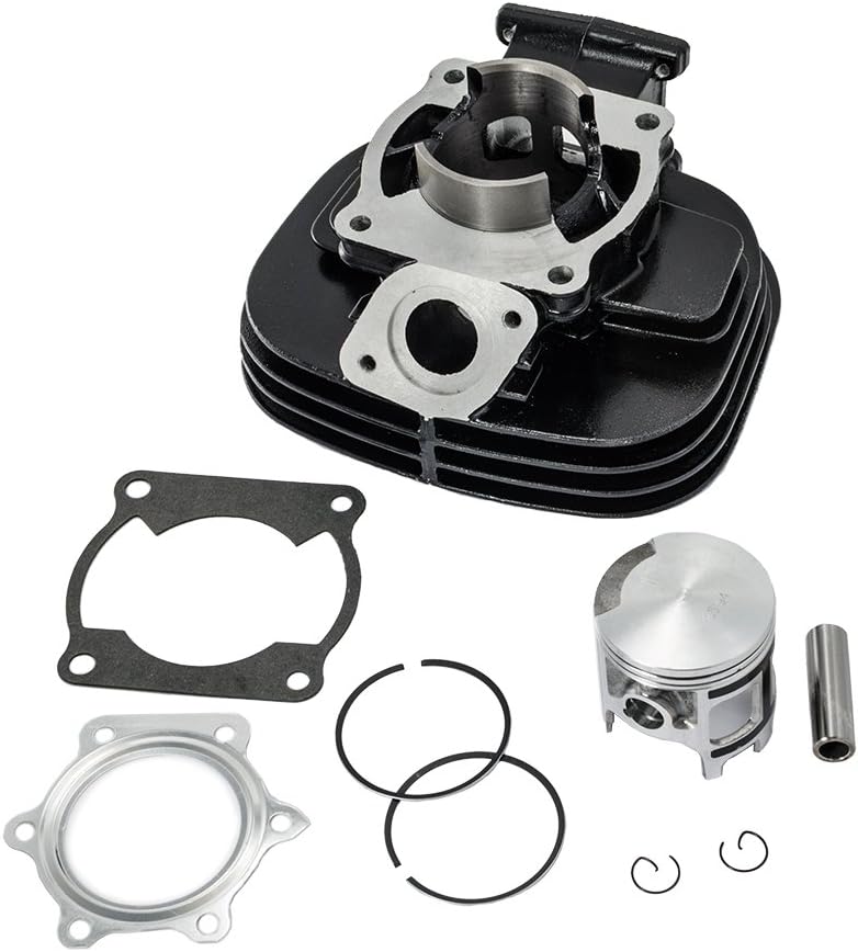 Max Motosports Cylinder Top End Kit Piston Gasket Assembly Rebuild Kit replacement for Yamaha Blaster 200 YFS 200 1988-2006 89 90 1991 92 93 94 1995 1996 1997 1998 1999 2000 2001 2002 2003 2004 2005