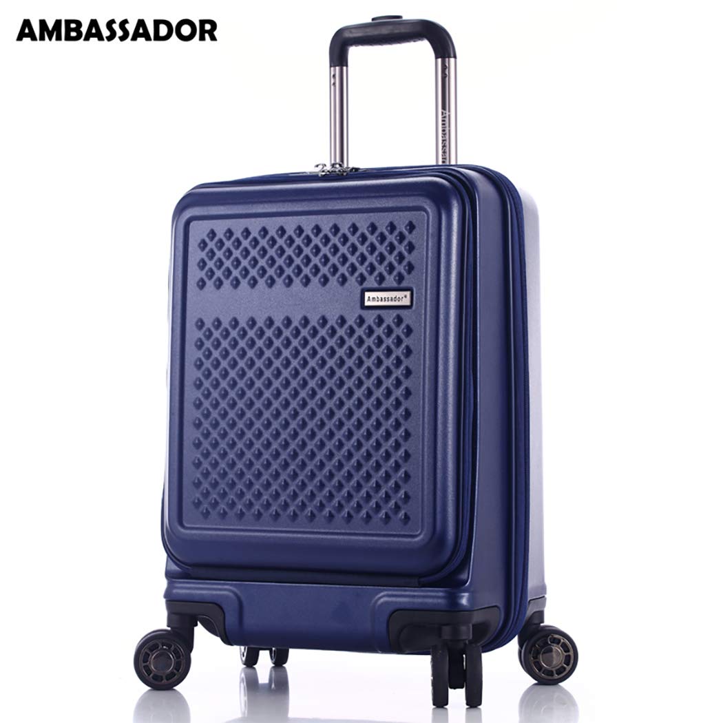 hard shell suitcase with laptop compartment