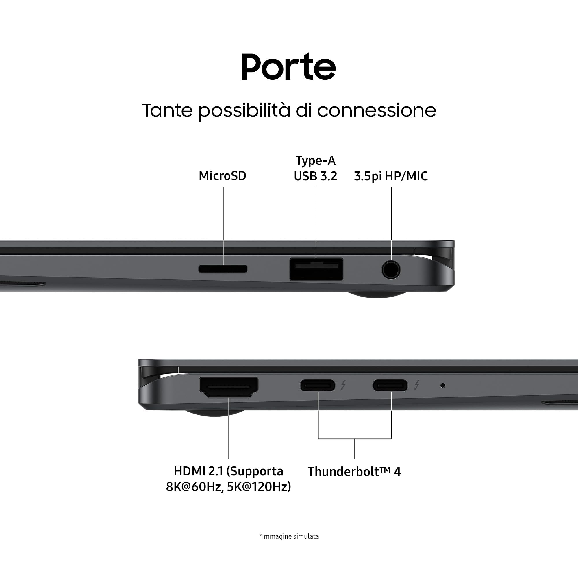 Samsung Galaxy Book5 Pro 360 16", Garanzia 3 anni, AI PC, Processore Intel Core Ultra 7 Serie 2, 16GB RAM, 1TB SSD, Display touch 3K Dynamic AMOLED 2X, S Pen, Windows 11 Home, Copilot+ PC, Gray [ITA]
