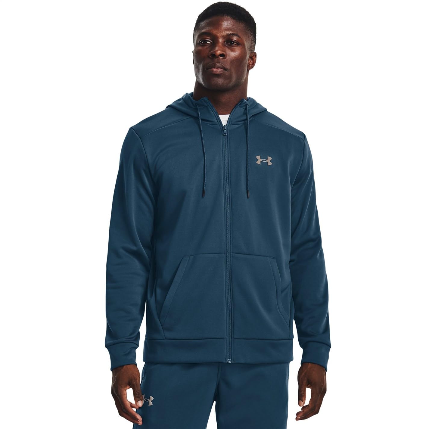 Under Armour Felpa con Cappuccio da Uomo Armourfleece Full Zip