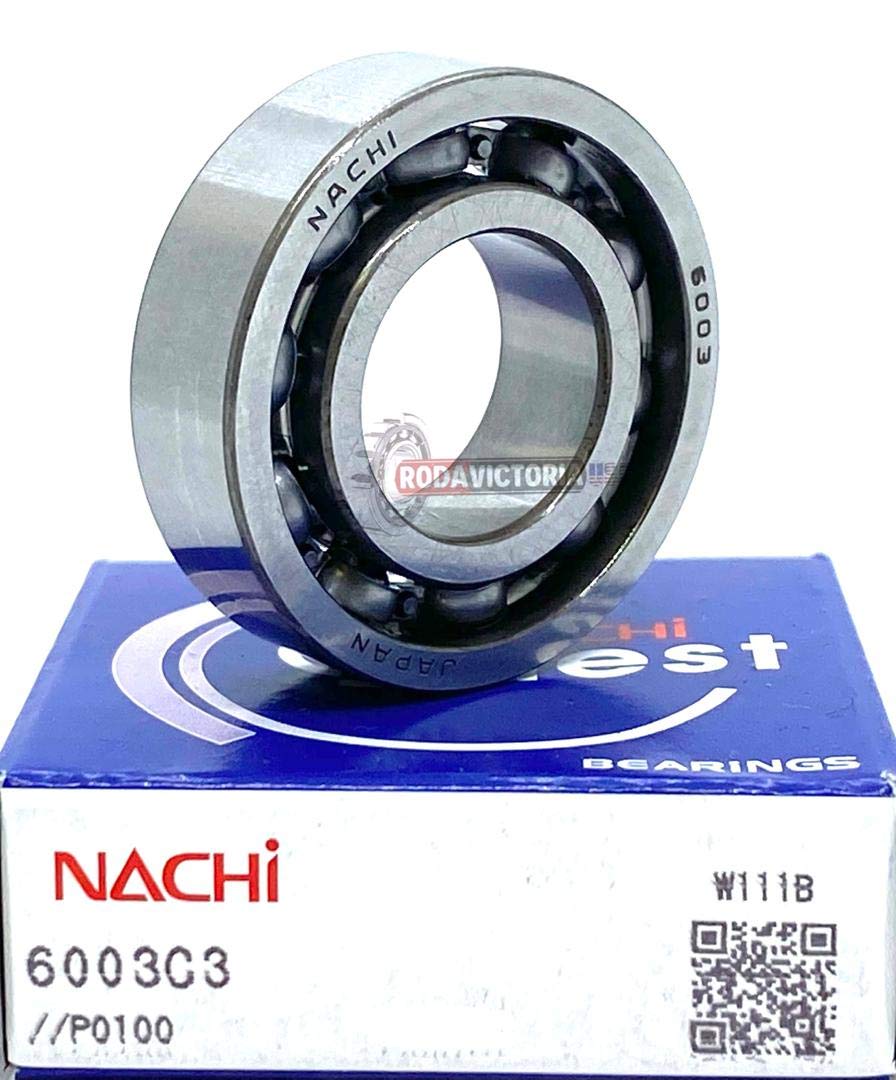 6003 Nachi Bearing Open C3 Japan 17x35x10 Ball Bearing Rolling