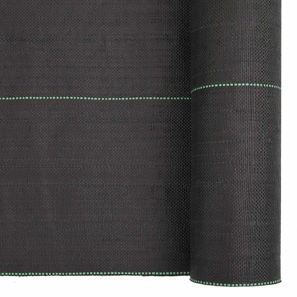 Unkrautvlies PP 1,5x50 m, UV-stabilisiertes Unkrautschutzvlies, wasserdurchlässige Unkrautfolie für Garten, Beete und Wege