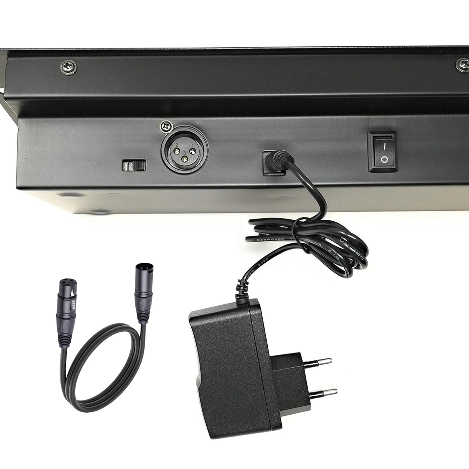 DMX Controller mit 3 m DMX Kabel, 192 Kanäle DMX Lichtsteuerung 512 DJ Controller, Beleuchtungs mixer Konsole, DMX Konsolen Kit für Lichtshows Party Disco Pub DJ-Bars und Moving Heads Led Par