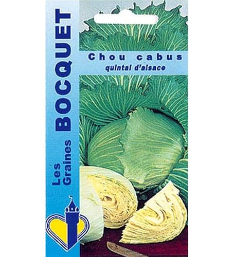 Sachet de graines de Chou cabus Quintal d'Alsace - 3 g - légume feuille - LES GRAINES BOCQUET Cover