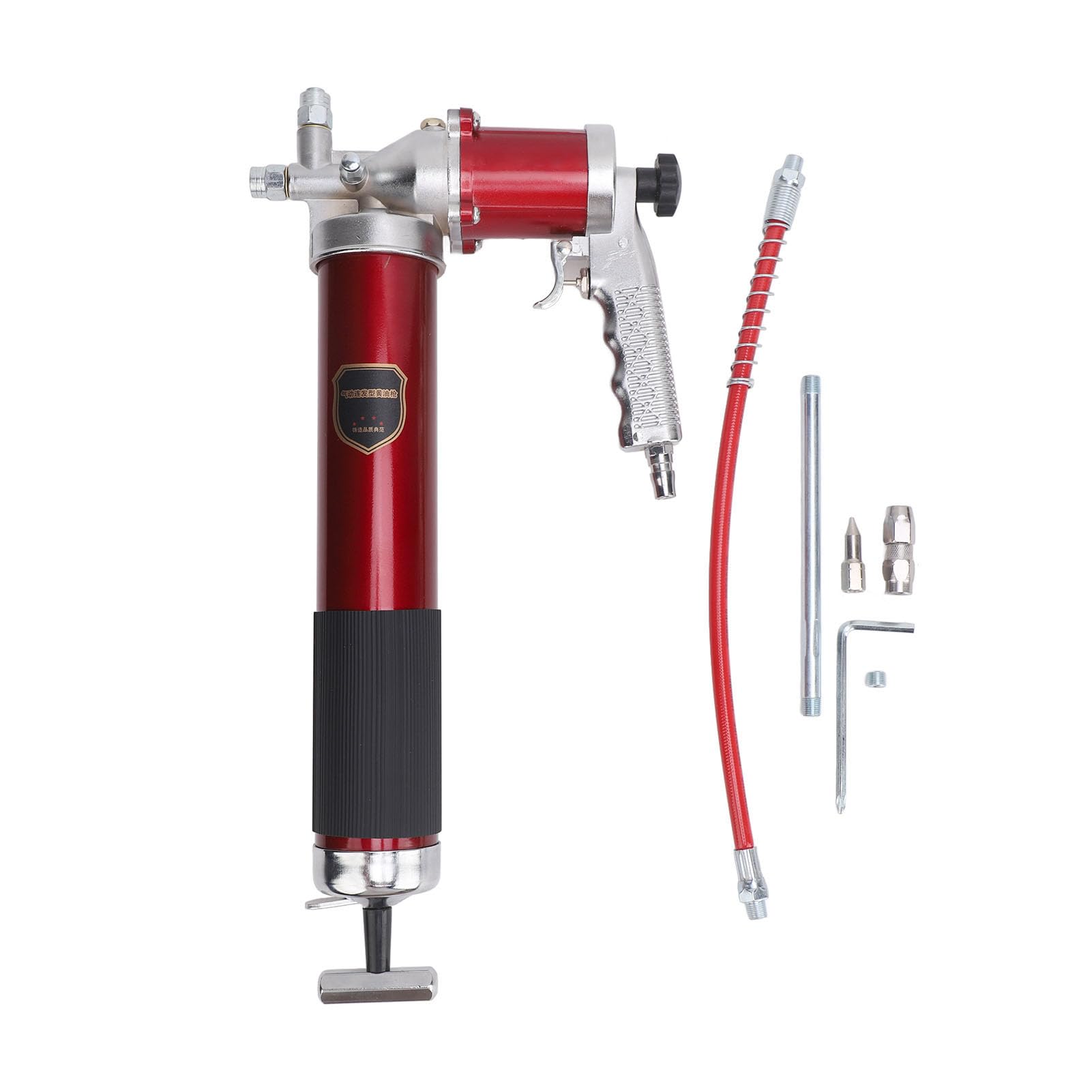 Set Pistole ingrassaggio Aria compressa 10000-12000 PSI G1/4 lubrificatore Automatico Industriale utensile Pneumatico per Manutenzione Meccanica