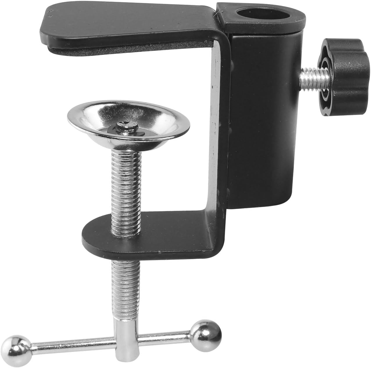 Metal Desktop Fixed Cantilever Bracket C-Type Clamp Table Lamp Adjustable Universal Bracket Replacement for Swing Arm Desk Lamp Microphone Stand Lighting Aromatherapy Device Accessories Base