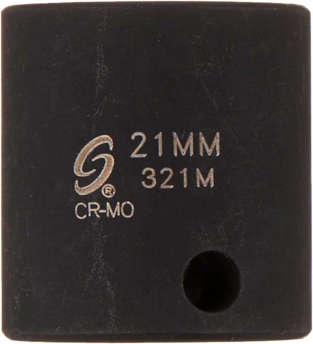 Sunex 321m 3/8-Inch Drive 21-Mm Impact Socket