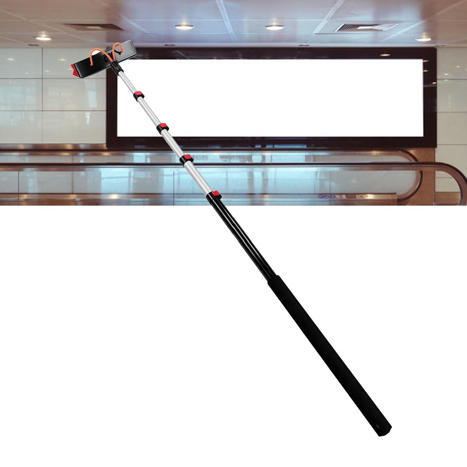 AMONIDA Kit de Cepillo para Limpieza de Paneles Solares para Ventanas, 15