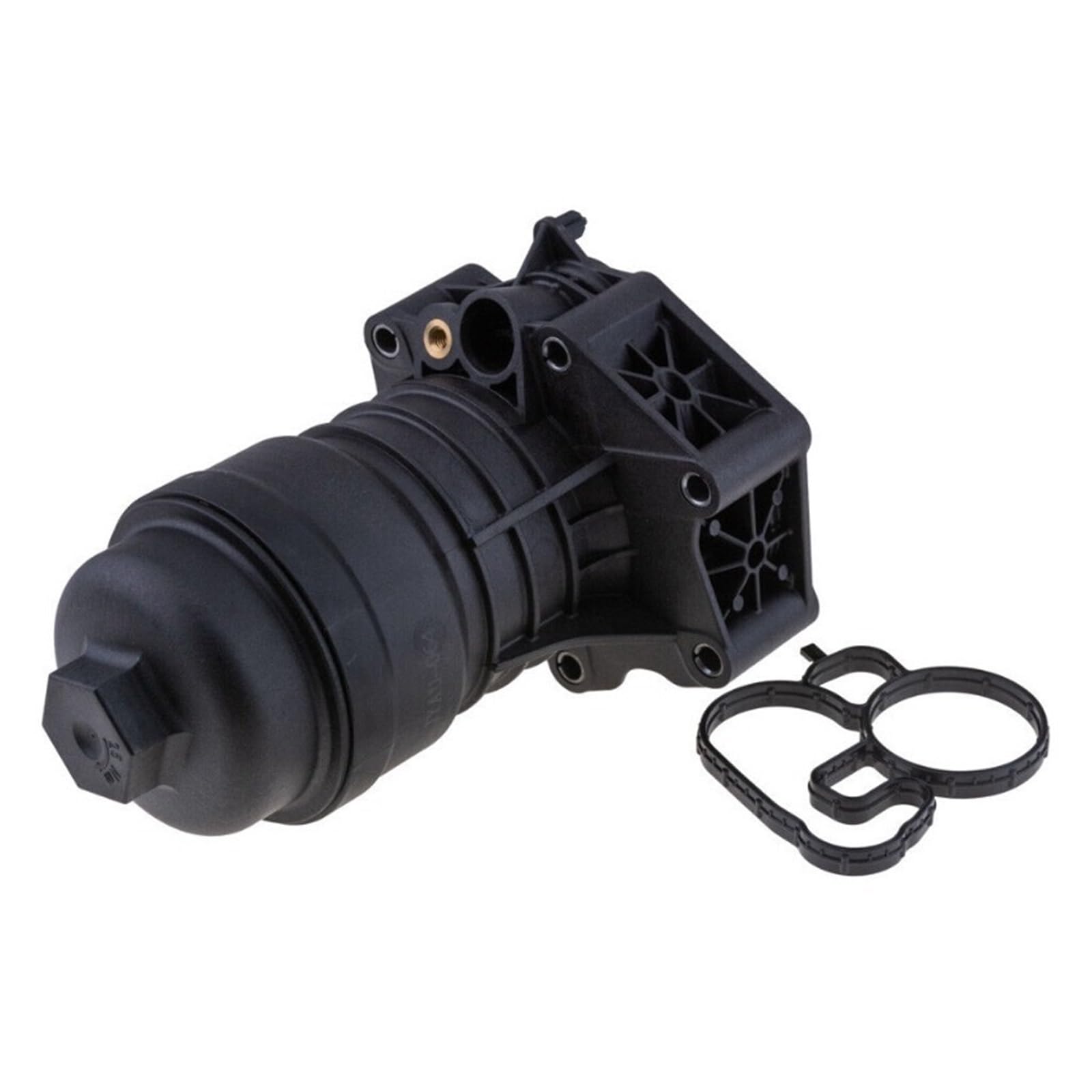 06M115401E Carcasa del filtro de aceite del motor del sistema de motor automático compatible con VW Touareg Audi A7 A8 Q5 Q7 Q8 2.9 3.0T 06M115401L 06M115401K