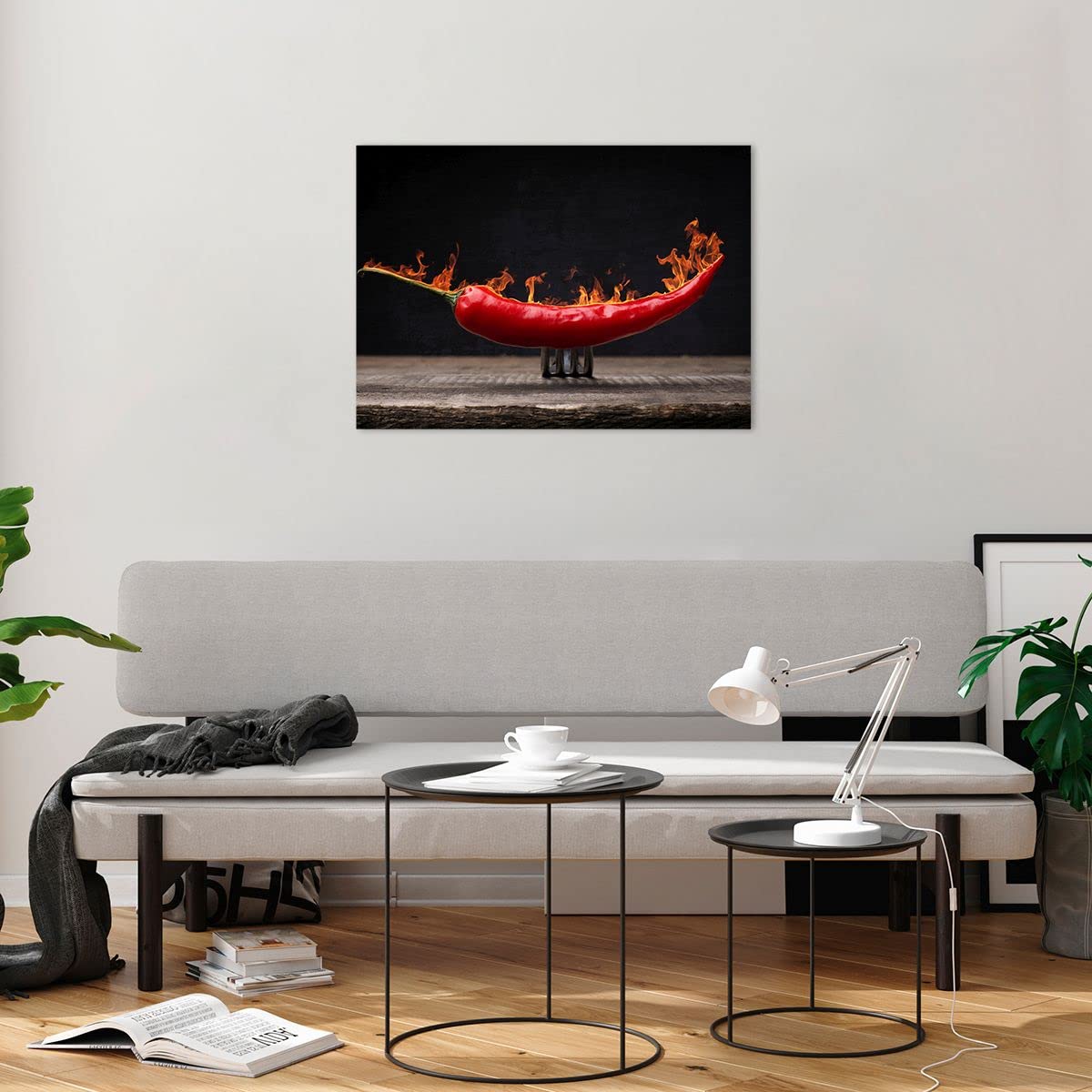 ARTTOR Tableau sur Verre Décoratif 70x50cm Cuisine - 3193