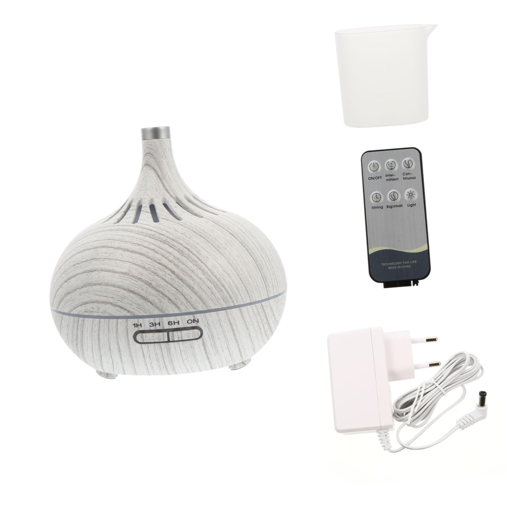 Diffuseur huiles essentielles OUNONA et humidificateur avec prise UE