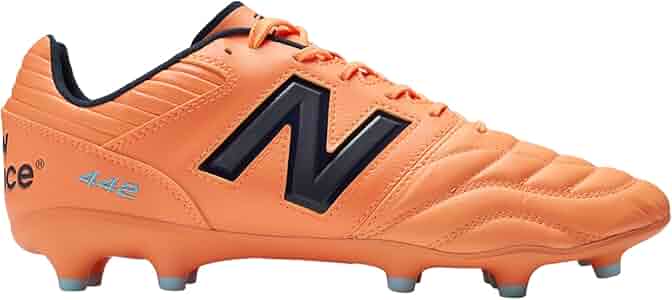 Amazon | New Balance メンズ 442 V2 Pro, マンゴー/ブルー, 9 | new