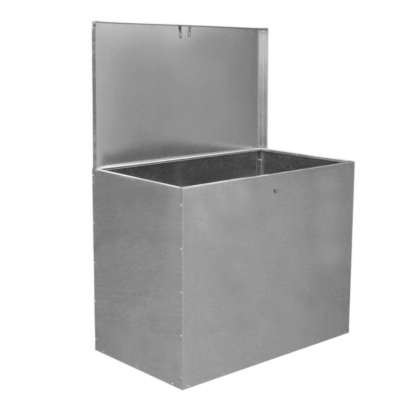 Buy Large Storage Feed Bins 64L Galvanised Metal Waterproof Rodent
