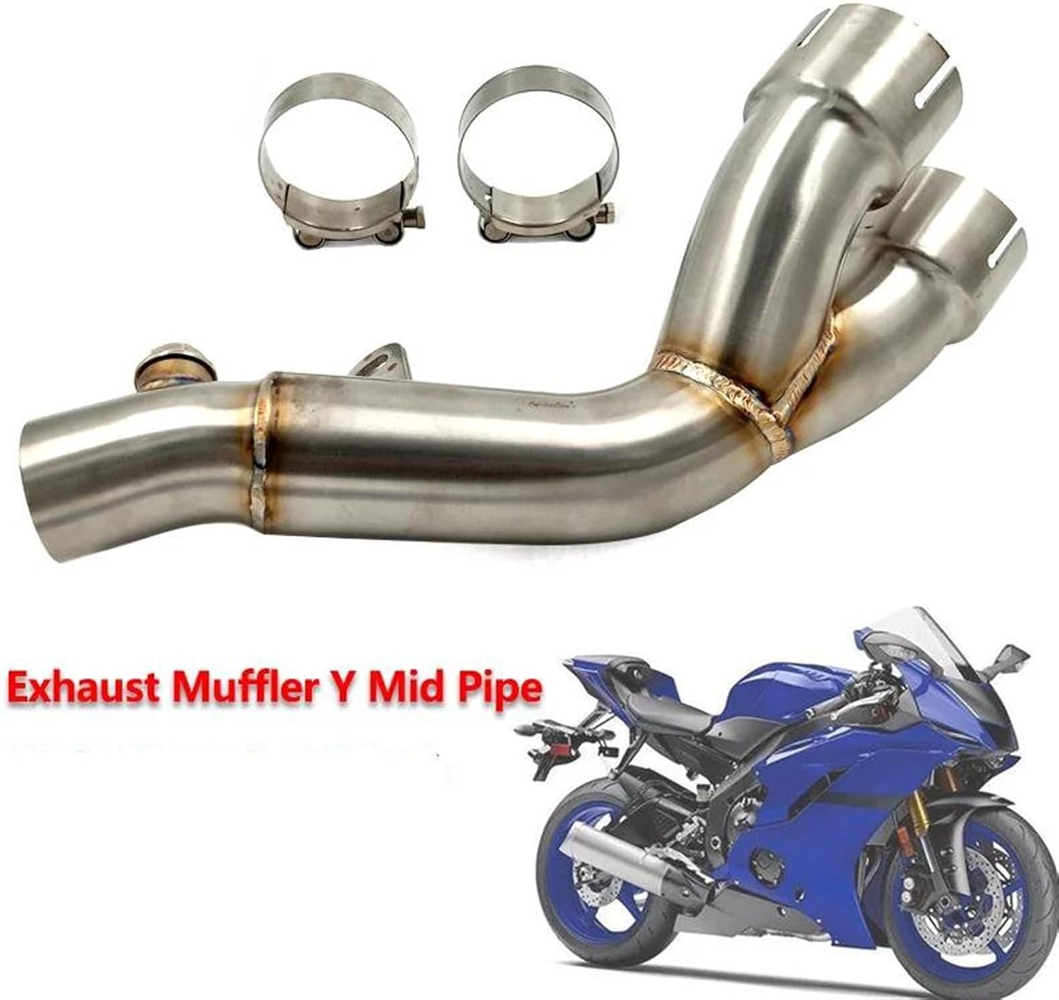 Motorcycle Exhaust System Link Pipe Connect Original Muffler Accessories For Yamaha 2006 2007-2019 Tail Muffler