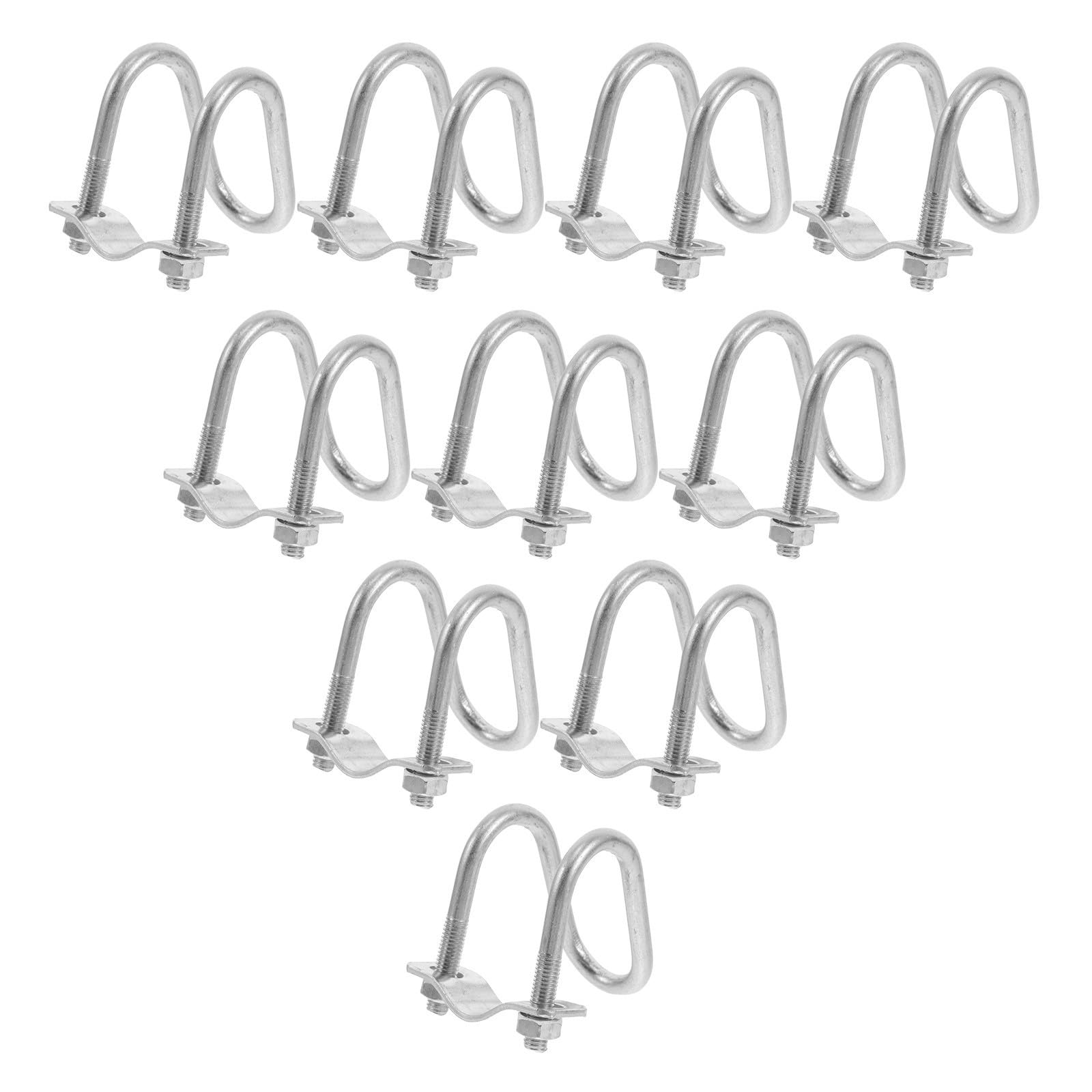 GALPADA 10 Pièces Collier de Serrage Transversal pour Tube 25mm M8 en