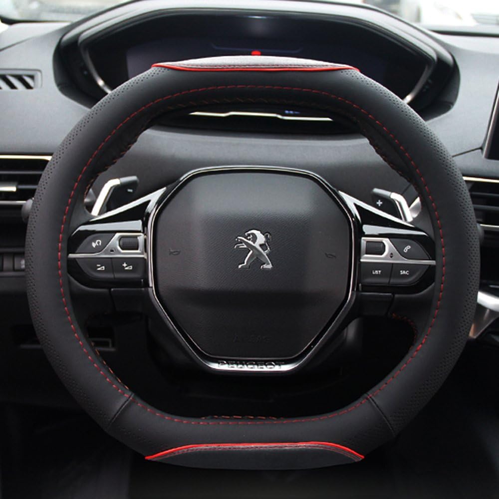 Coprivolante In Pelle MEWANT Per Peugeot 206 E 206 SW (2001-2009) - Design Classico, Senza Rigonfiamenti - 3