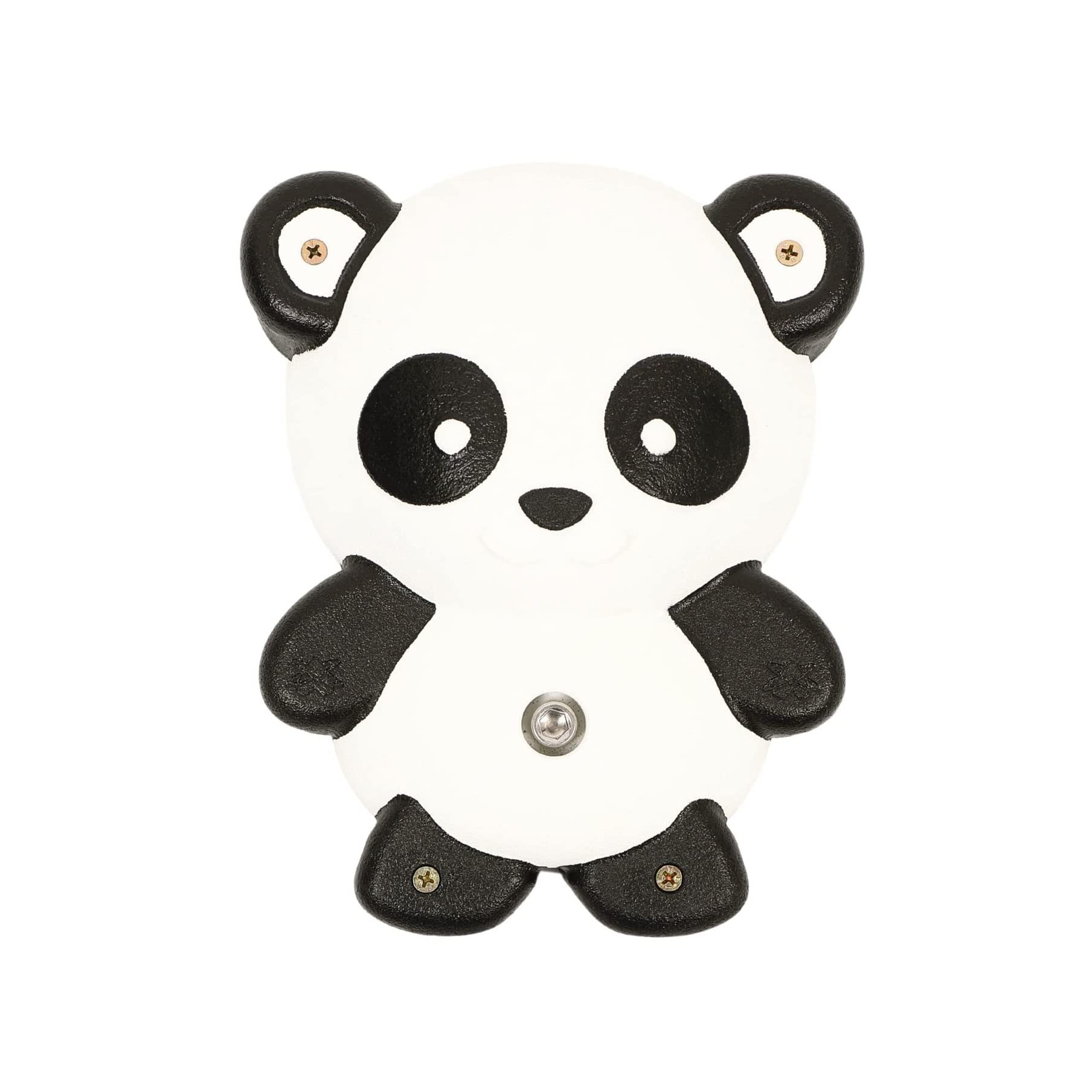 Atomik Climbing HoldsXL Bolt-On Panda in Ultra White with Black