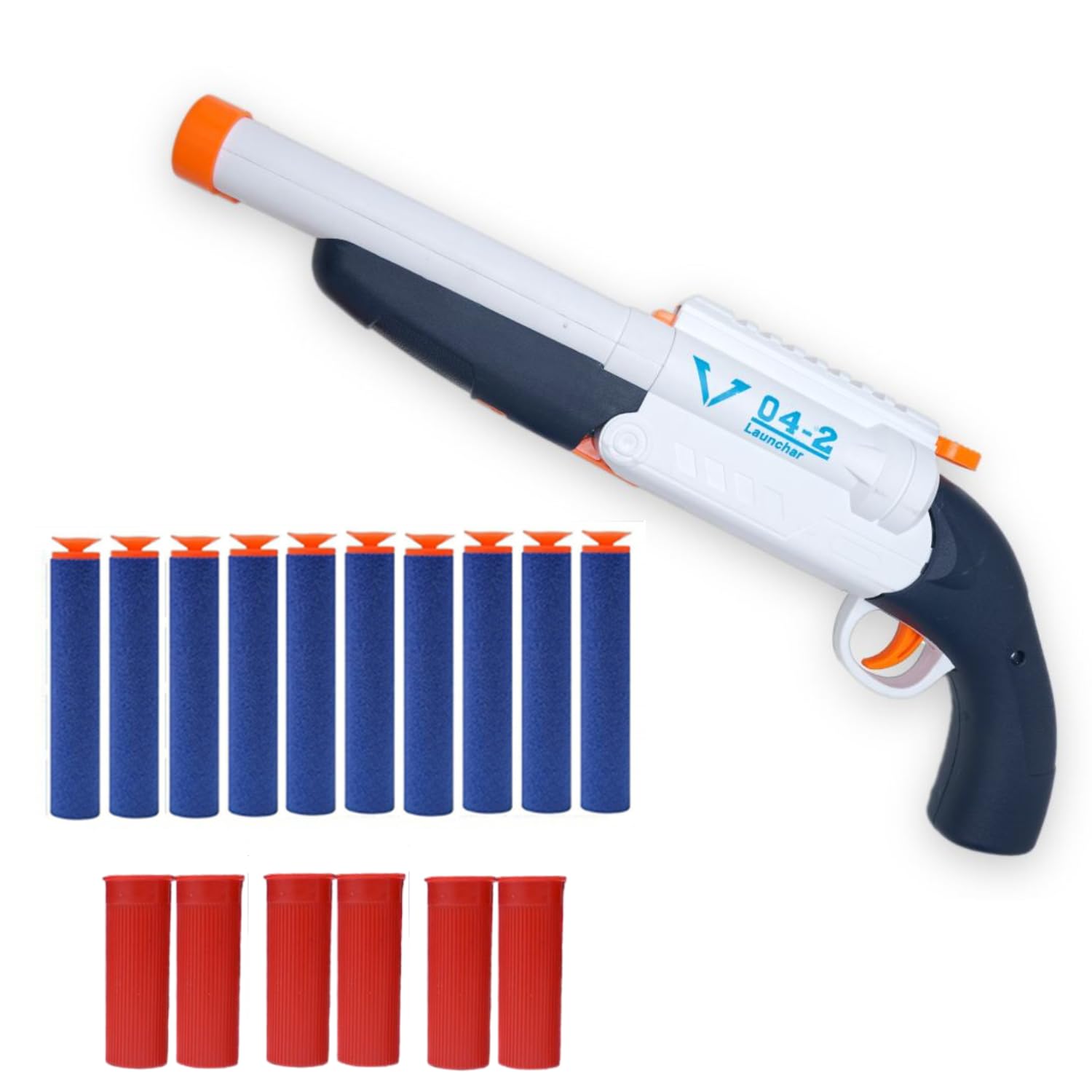 See full amazon price history chart for Toy Cloud Super Blast Double Barreled Gun, Soft Blaster Manual Bullet Shooting Gun Toy with 6 Bullet Shells & 10 Soft Foam Darts Bullets Toy Cloud Super Blast Double Barreled Gun, Soft Blaster Manual Bullet Shooting Gun Toy with 6 Bullet Shells & 10 Soft Foam Darts Bullets (B0D1YDJ91R) Amazon Price History, Amazon Price Tracker