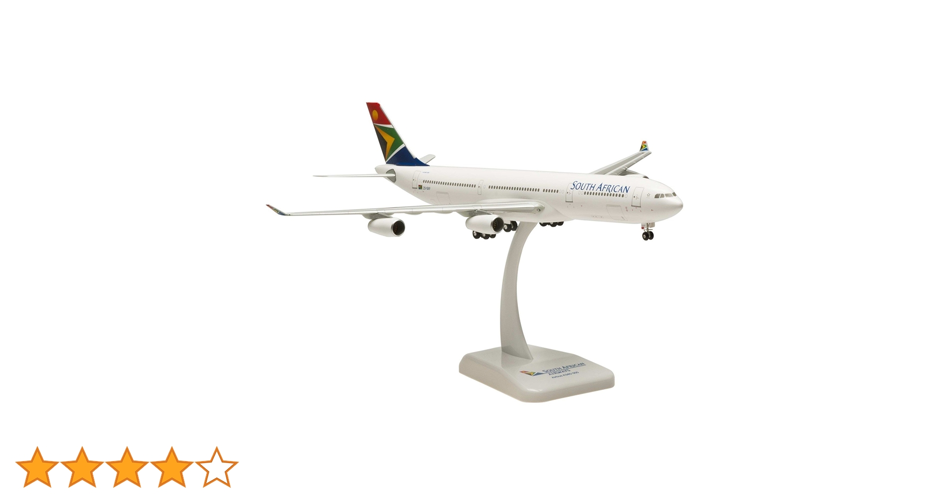 【新品】South African 南アフリカ航空 エアバスA340-300模型 ③South African 南アフリカ航空 エアバスA340-300模型 ③South