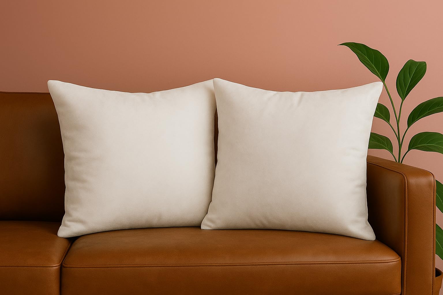Trendy Home - Relleno de Almohada de 16 x 16 Pulgadas, hipoalergénico, Decorativo para el hogar, sofá, Cama (no Tejido, Paquete de 2)