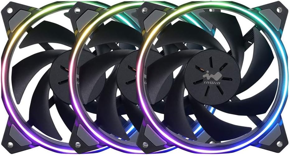 InWin Sirius Loop Addressable RGB Triple Fan Kit 120mm High Performance Cooling Computer Case Fan Cooling - View 1
