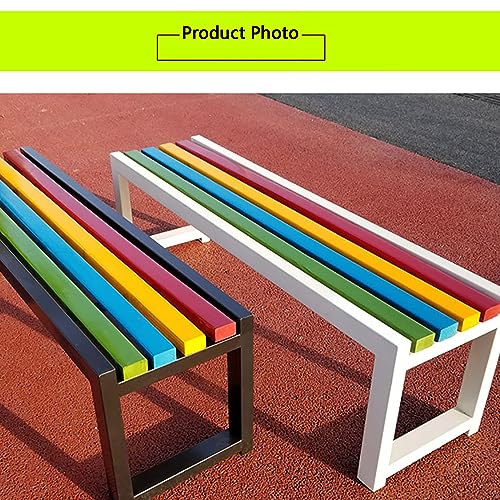 Banc de jardin résistant aux intempéries pour valoriser une grande pelouse - 7