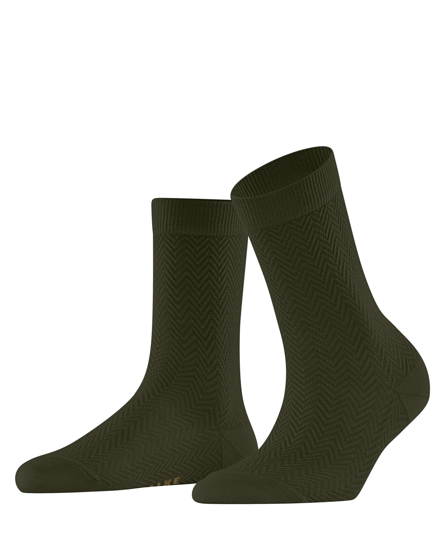 FALKE Women's Fable Estate W So Wool Plain 1 Pair Socks, Green Artichoke 7436, 5.5-8